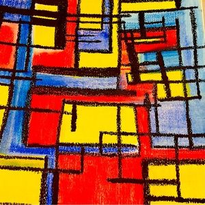 Beautiful 12x12 original one of a kind watercolor by artist.